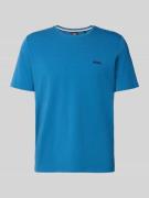 BOSS Regular Fit T-Shirt aus Baumwoll-Mix in Blau, Größe L
