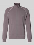 BOSS Regular Fit Sweatjacke aus Baumwoll-Mix Modell 'Mix&Match' in Tau...
