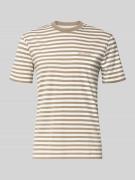 Marc O'Polo Regular Fit T-Shirt aus reiner Baumwolle in Beige, Größe L