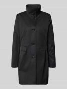 Gil Bret Kurzmantel mit Stehkragen und Pattentaschen in Black, Größe 3...