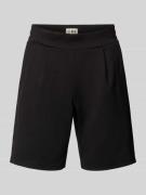 ICHI Shorts mit elastischem Bund Modell 'Kate' in Black, Größe L