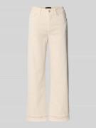 Raffaello Rossi Jeans mit Label-Stitchings in 7/8-Länge in Beige, Größ...