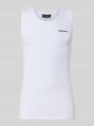 Pegador Tanktop mit Logo-Stitching und Rundhalsausschnitt in Weiss, Gr...