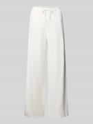 Only Relaxed Fit Weite Hose aus Bio-Baumwolle Modell 'THYRA' in Offwhi...