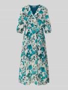 ZABAIONE Midikleid in Wickel-Optik Modell 'Mo44moo' in Tuerkis, Größe ...
