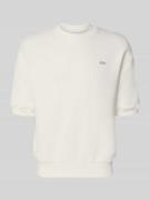 Lacoste Relaxed Fit Sweatshirt aus reiner Baumwolle in Offwhite, Größe...