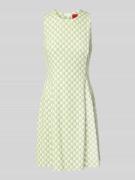 HUGO Tailliertes Freizeitkleid mit Allover-Muster Modell 'Kaseli-1' in...