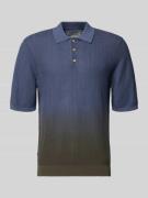 Wood Wood Poloshirt mit Knopfleiste Modell 'Dani' in Dunkelblau, Größe...