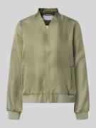 Vila Bomberjacke mit Stehkragen Modell 'PAPAYA' in Khaki, Größe 34