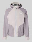 The North Face Regenjacke mit Logo in Hellgrau, Größe L