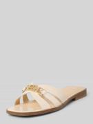 Guess Slipper aus echtem Leder Modell 'Realla' in Ecru, Größe 36