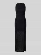 Guess Maxikleid mit Spitze und Gehschlitz Modell 'NEW LIZA' in Black, ...