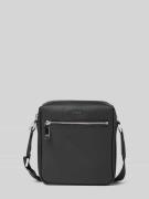 BOSS Reporter-Tasche aus genarbtem Leder Modell 'DAXTER_NS zip' in Bla...