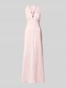 JOOP! Maxikleid mit V-Ausschnitt Modell 'Dascha' in Hellrosa, Größe 38