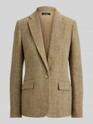 Lauren Ralph Lauren Slim Fit Kurzblazer aus reinem Leinen in Mittelbra...