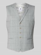 ATELIER TORINO Weste mit Reverskragen und Paspeltaschen in Gruen, Größ...