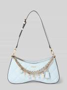 Guess Shoulder Bag mit Logo-Detail Modell 'Libby' in Hellblau, Größe 1