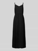 Pieces Midikleid mit Rüschen Modell 'NYA' in Black, Größe S