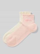 HUGO Strümpfe aus Baumwoll-Mix im 2er-Pack Modell 'LETTUCE' in Rosa, G...