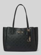 Guess Handtasche mit Anhänger und Label-Applikation in Black, Größe 1
