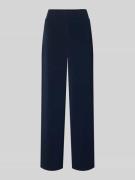 Vera Mont Stoffhose mit Gesäßleistentaschen und elastischem Bund in Du...