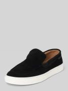 PS Poelman Loafer aus echtem Leder mit Logo-Detail in Black, Größe 41