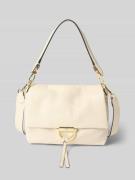 Abro Handtasche mit Logo-Detail Modell 'Temi' in Offwhite, Größe 1