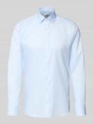 OLYMP Level Five Slim Fit Business-Hemd mit Strukturmuster und Kentkra...