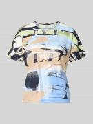 Betty Barclay T-Shirt im Allover-Look mit Rundhalsausschnitt in Apfel,...