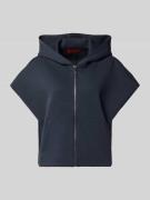 MAX&Co. Loose Fit Sweatjacke aus Baumwoll-Mix Modell 'GATTINI' in Mari...