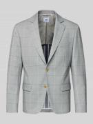 ATELIER TORINO Slim Fit 2-Knopf-Sakko mit Pattentaschen in Mittelgrau,...