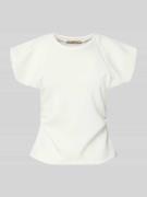 Rinascimento Blusenshirt aus Viskose-Mix mit Puffärmeln in Weiss, Größ...