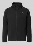 Lacoste Sport Regular Fit Sweatjacke mit Baumwoll-Anteil in Black, Grö...