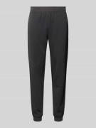 EA7 Emporio Armani Sweatpants aus Baumwoll-Mix in Black, Größe L