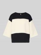 Soyaconcept Sweatshirt mit geripptem Rundhalsausschnitt Modell 'ANGELI...