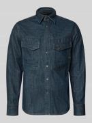 G-Star Raw Regular Fit Jeanshemd mit Brusttaschen Modell 'Dakota' in D...