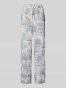 SEDUCTIVE Stoffhose mit elastischem Bund Modell 'VIOLETTA' in Blau, Gr...