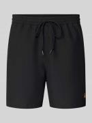 Carhartt Work In Progress Regular Fit Badeshorts mit Logo-Stitching Mo...