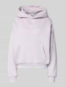 REVIEW Relaxed Fit Sweatshirt mit Logo-Print in Flieder, Größe L