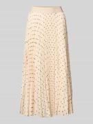 JOOP! Midirock mit Plisseefalten Modell 'Salma2' in Beige, Größe 34