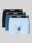 BOSS Slim Fit Boxershorts aus Baumwoll-Mix im 3er-Pack Modell 'POWER' ...