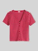 Levi's® Slim Fit T-Shirt aus Baumwoll-Mix in Rot, Größe L