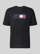 Tommy Hilfiger Regular Fit T-Shirt aus reiner Baumwolle in Black, Größ...