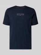 Tommy Hilfiger Regular Fit T-Shirt aus reiner Baumwolle in Marine, Grö...