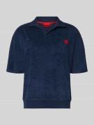 HUGO Regular Fit Poloshirt aus Baumwoll-Mix Modell 'TERRANCE' in Marin...