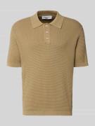 Marc O'Polo Denim Regular Fit Poloshirt aus reiner Baumwolle in Hellbr...