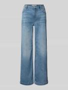 Lanius Wide Leg Jeans im Used-Look in Jeansblau, Größe 36