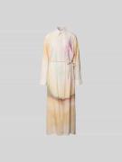 Nanushka Hemdblusenkleid aus Viskose-Mix in Rosa, Größe L