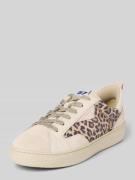 Tamaris Low Top Sneaker mit Animal Print in Ecru, Größe 36