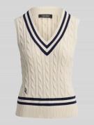 Lauren Ralph Lauren Regular Fit Pullunder aus reiner Baumwolle in Ecru...